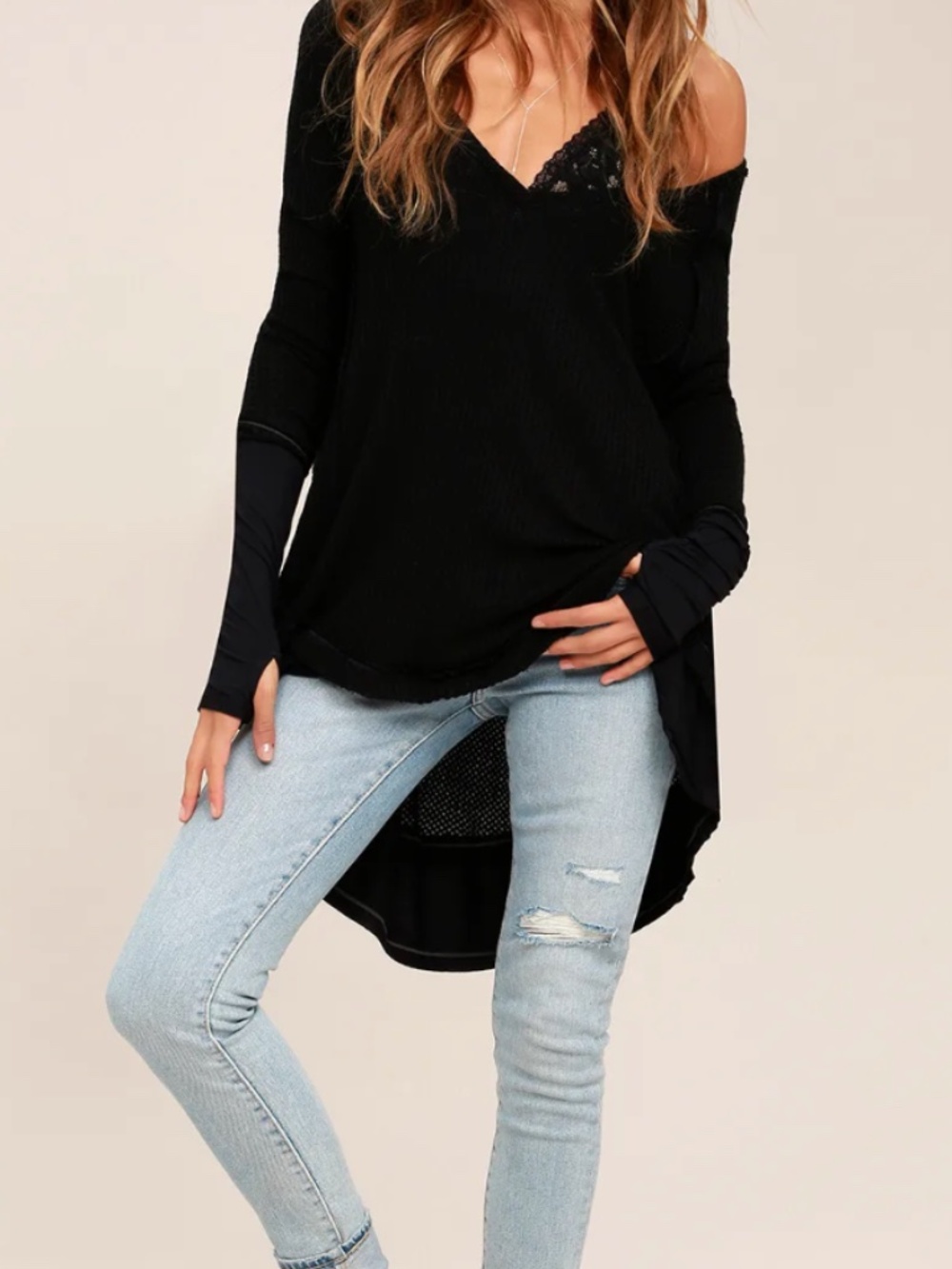 WE THE FREE  TOP Lightweight Jersey L